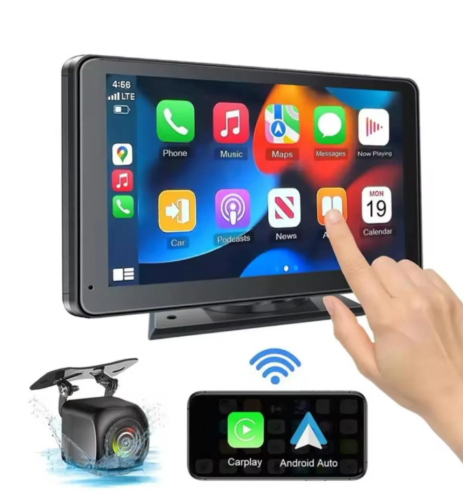 Navigold Stonex Aks-702 Kablosuz Carplay Android Auto tak çalıştır 7İnç Çift Kameralı kayıt yapar Multimedya