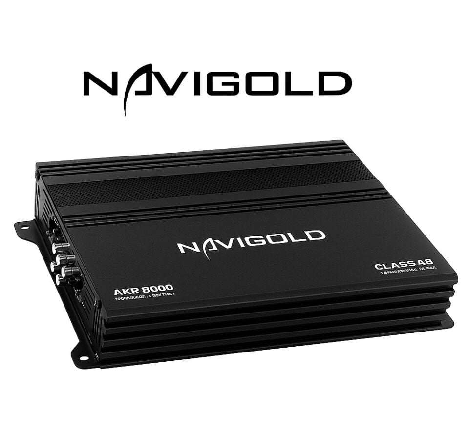 Navigold Akr-3000 4kanal Profesyonel Oto Amfi 3000wat 4ohm 4x60w-2 Ohm 4x90w Rms Power Anfi Ampilifaktör