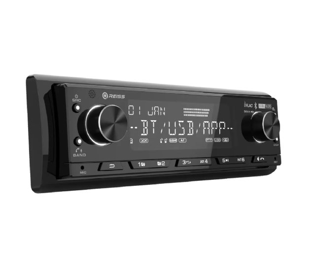 Reiss Audio Rs-mx85dsp dsp işlemcili 3amfi 4v Rca Çıkışlı Profesyonel Oto Teyp rgb Bluetooth-Usb