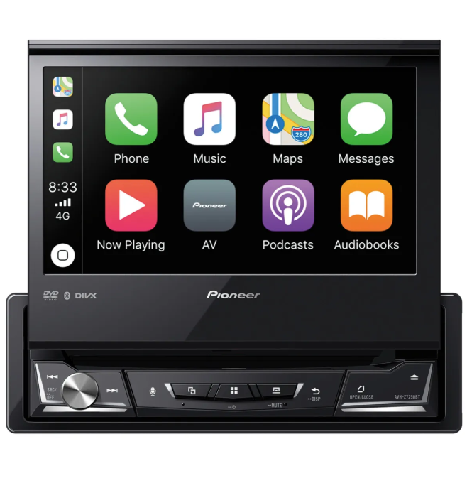 Pioneer Avh-z7250bt indash Carplayli Multimedya 3amfi çıkışlı profesyonel oto teyp