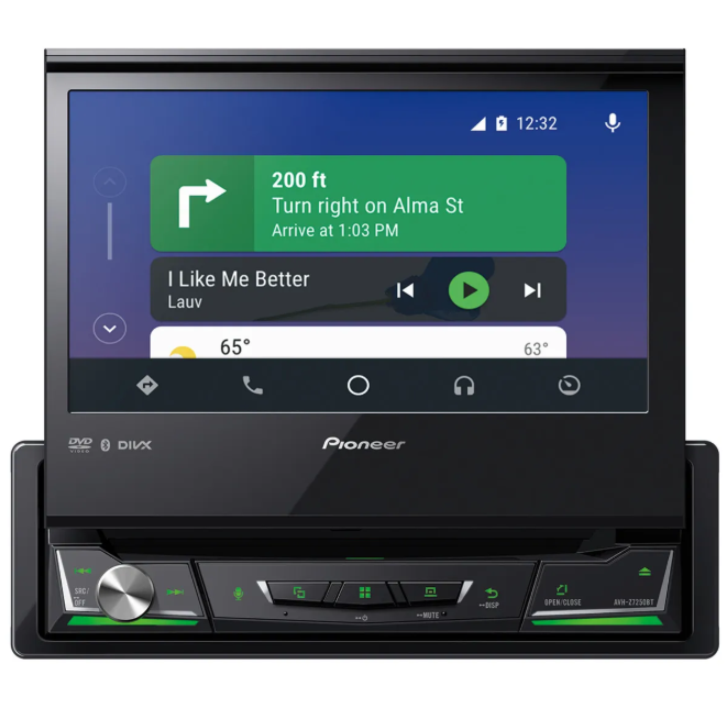 Pioneer Avh-z7250bt indash Carplayli Multimedya 3amfi çıkışlı profesyonel oto teyp