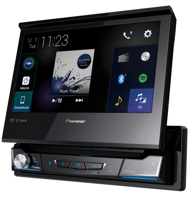 Pioneer Avh-z7250bt indash Carplayli Multimedya 3amfi çıkışlı profesyonel oto teyp