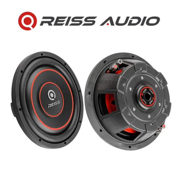 Reiss Audio Rs-SL12 Çift Bobin Mini bas L Port Kabinli 1450Wat 450W Rms 30 Cm mini slim Subwoofer Bas