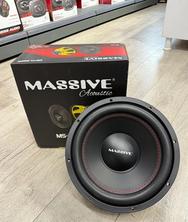 Massive Ms-KL12Max L Port Mini Kare Kabinli 30 Cm Subwoofer Bas 1500Wat 400W Rms bufır