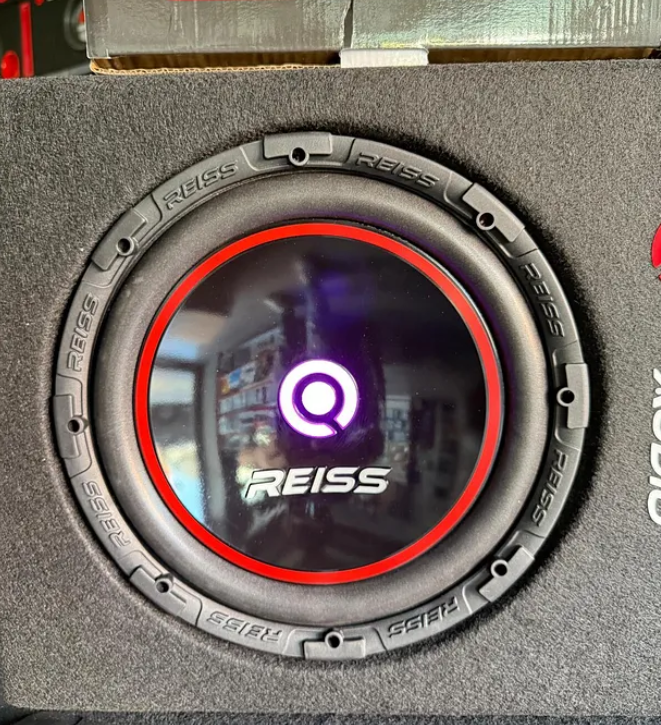 Reiss Audio Rs-GLD12 1400Wat 700W Rms L Port Kabinli IŞIKLI 30 Cm Subwoofer Bas