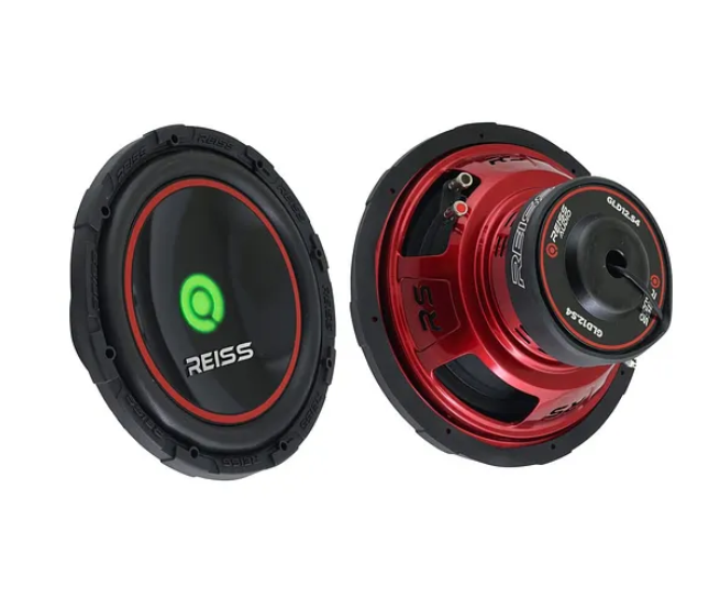Reiss Audio Rs-GLD12 1400Wat 700W Rms L Port Kabinli IŞIKLI 30 Cm Subwoofer Bas
