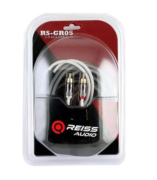 REISS AUDIO RS-GR05 5 METRE ÖRGÜLÜ RCA KABLO