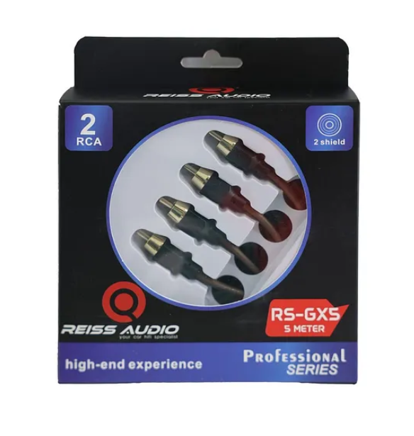 Reiss Audio Rs-gx5m Ofc %100bakır 5metre Rca 2rca-2rca ofc kablo