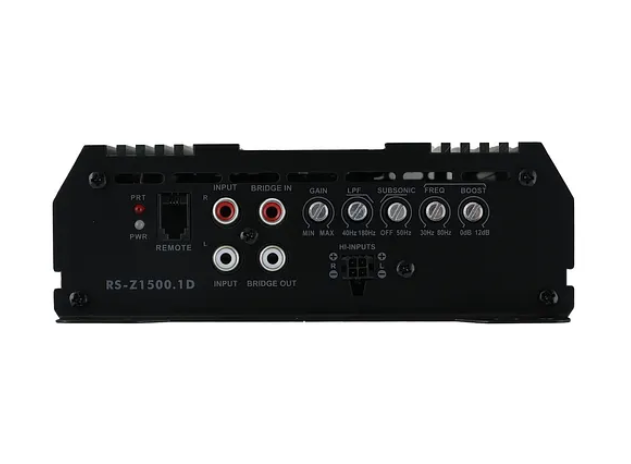 Reiss Audio Rs-Z1500.1d Mono Amfi Bas Amfisi 1ohm 1500rms- 2 Ohm 930rms-4ohm 580rms-bas Kontrollü