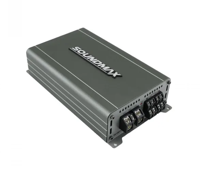 Soundmax SX-LM4125.4D-4X125W RMS PROFESYONEL YER KAPLAMAYAN CLASS D OTO ANFİ