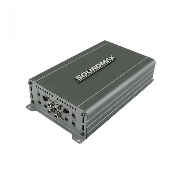 Soundmax SX-LM4125.4D-4X125W RMS PROFESYONEL YER KAPLAMAYAN CLASS D OTO ANFİ