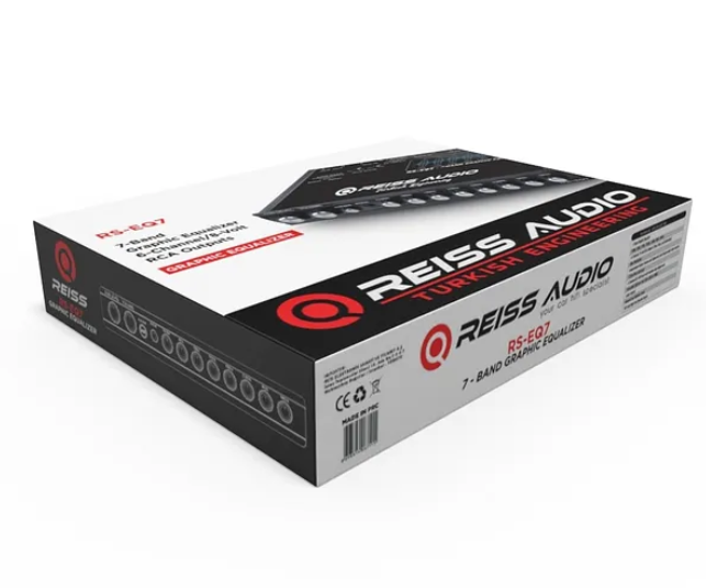 Reiss REİSS AUDİO EQ7-6 KANAL -8V RCA ÇIKIŞ-7 BAND GRAFİK EQUALİZER