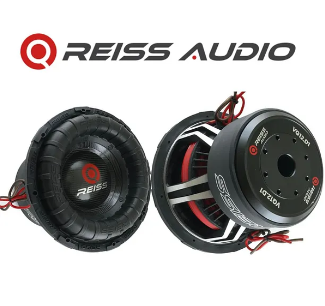 Reiss Audio Rs-VQ12 d1 6000wat 3000W Rms 30cm Spl Subwoofer Bas Çift Bobin
