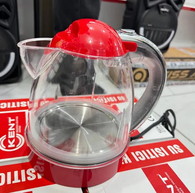 Kent 12 Volt 1litre Oto Araba Su Isıtıcı 12v Kettle Büyük Boy Ketil Termostatlı Işıklı Yeni Seri