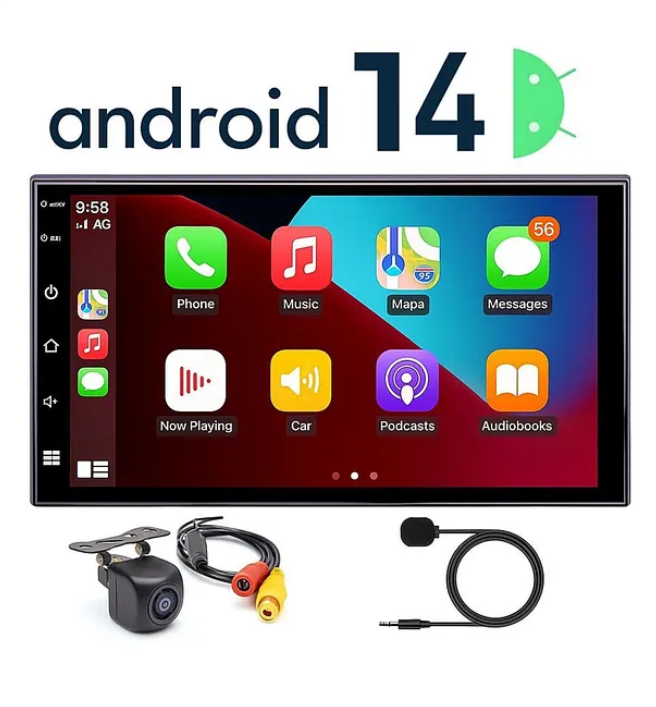 Navigold Kl-958 4gb Ram 64gb Hafıza Android Multimedya Car Playli Double Teyp 7inç Youtube Navigasyon Kamera