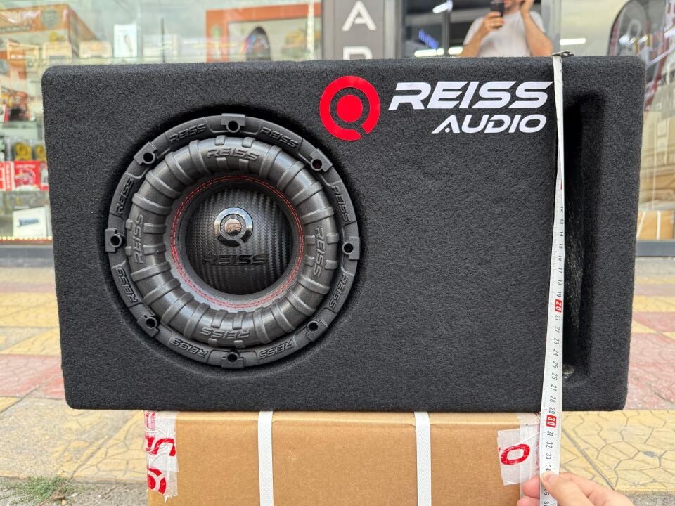 Rs-RX8 L Port Kabinli 800wat 400 Rms 20cm Subwoofer Bas Çift Bobin