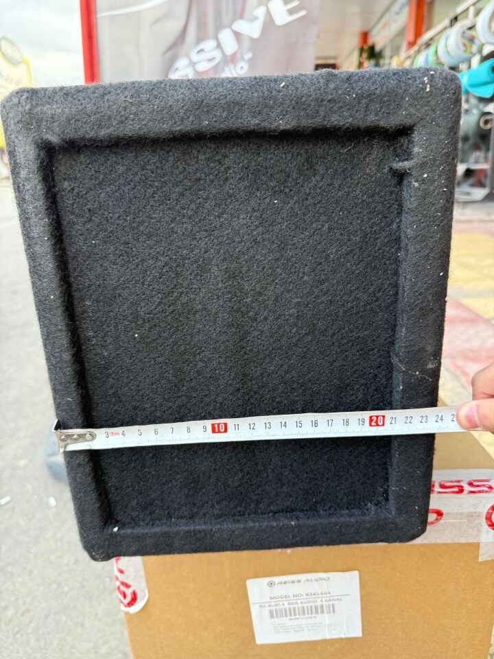 Rs-RX8 L Port Kabinli 800wat 400 Rms 20cm Subwoofer Bas Çift Bobin