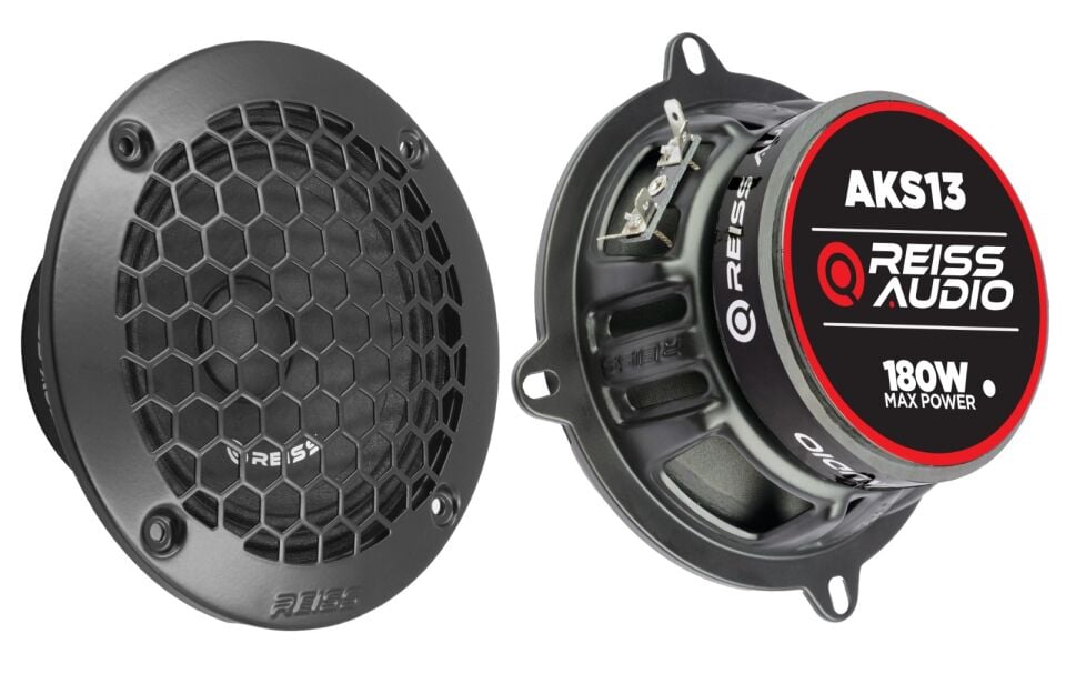 Rs-AKS13 Çifti 360wat-180w Rms deprem serisi 13 Cm Oto Midrange Hoparlör Metal Kapaklı