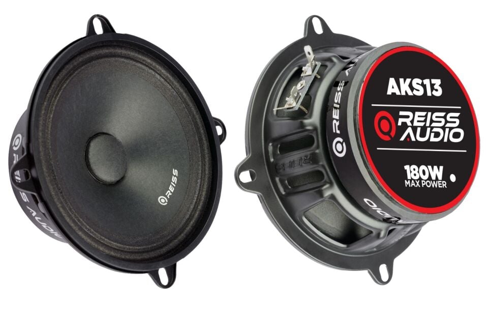 Rs-AKS13 Çifti 360wat-180w Rms deprem serisi 13 Cm Oto Midrange Hoparlör Metal Kapaklı
