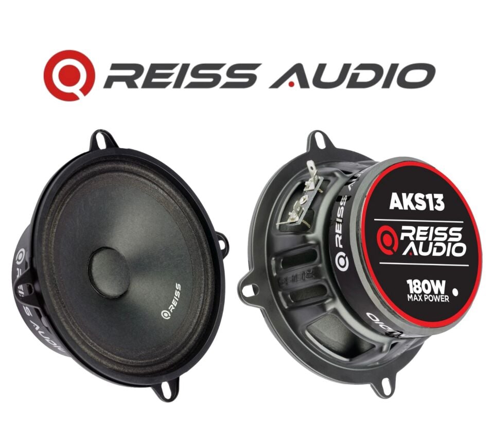 Rs-AKS13 Çifti 360wat-180w Rms deprem serisi 13 Cm Oto Midrange Hoparlör Metal Kapaklı