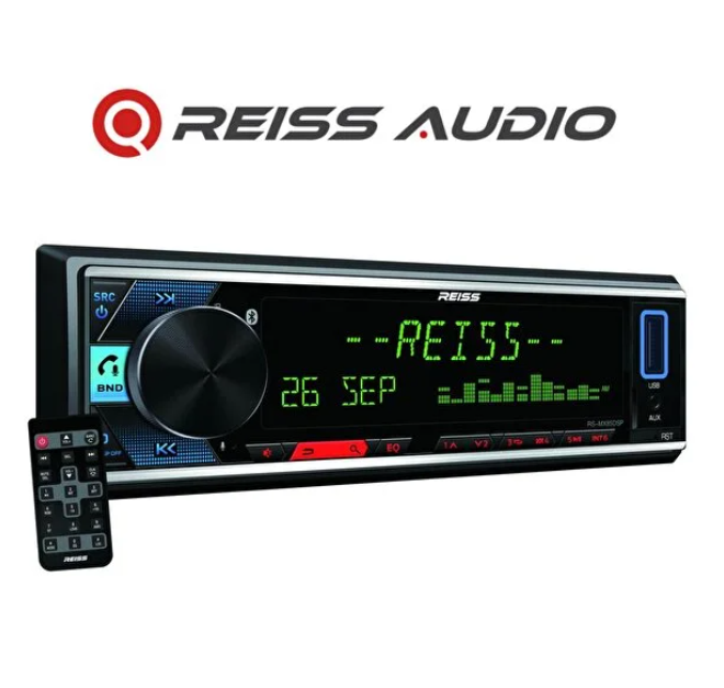 Reiss Audio Rs-mx88dsp dsp işlemcili 4amfi Çıkışlı Profesyonel Oto Teyp rgb Bluetooth-Usb