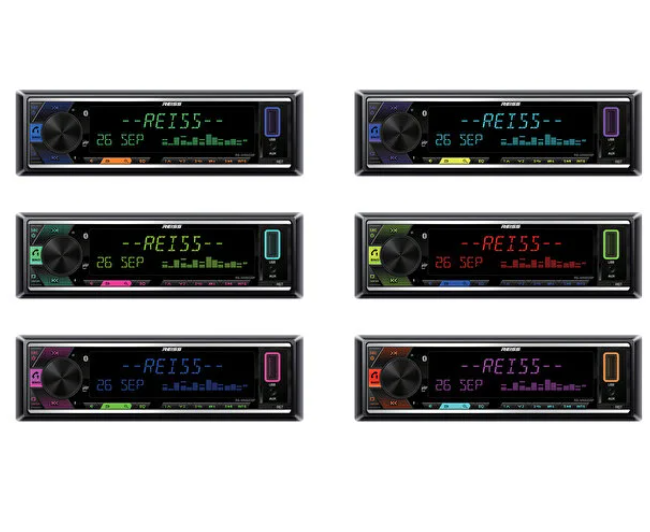 Reiss Audio Rs-mx88dsp dsp işlemcili 4amfi Çıkışlı Profesyonel Oto Teyp rgb Bluetooth-Usb