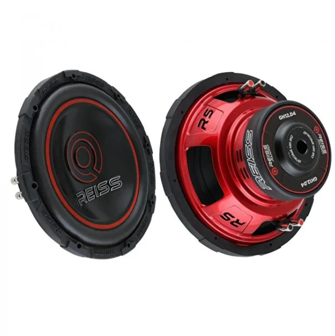 Reiss Audio Rs-GH12 Çift Bobin L Port Kabinli 1400Wat 350W Rms 30 Cm Subwoofer Bas