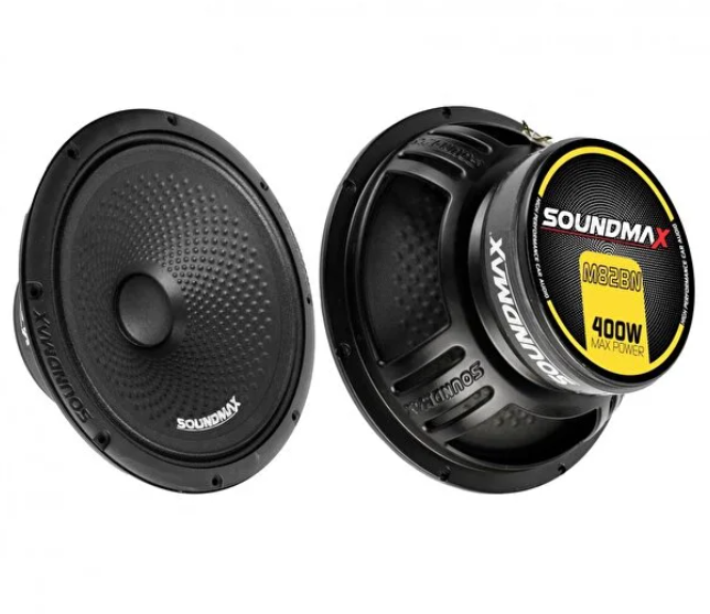 Soundmax sx-m82bn 20cm 400wat 200rms Midrange Hoparlör Iki Adet