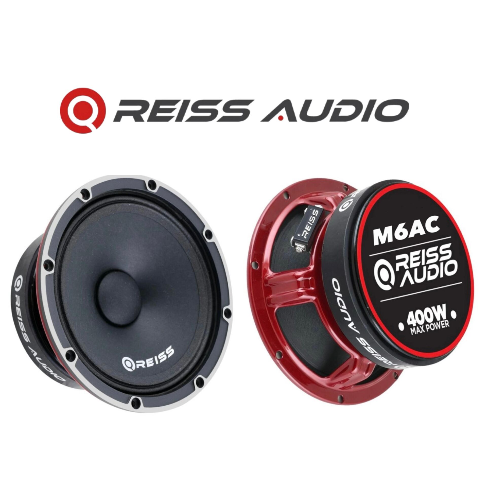 Rs-M6AC Çifti 800Wat-400W Rms En Iyisini Isteyenlere 16 Cm Oto Midrange Hoparlör Metal Kapaklı