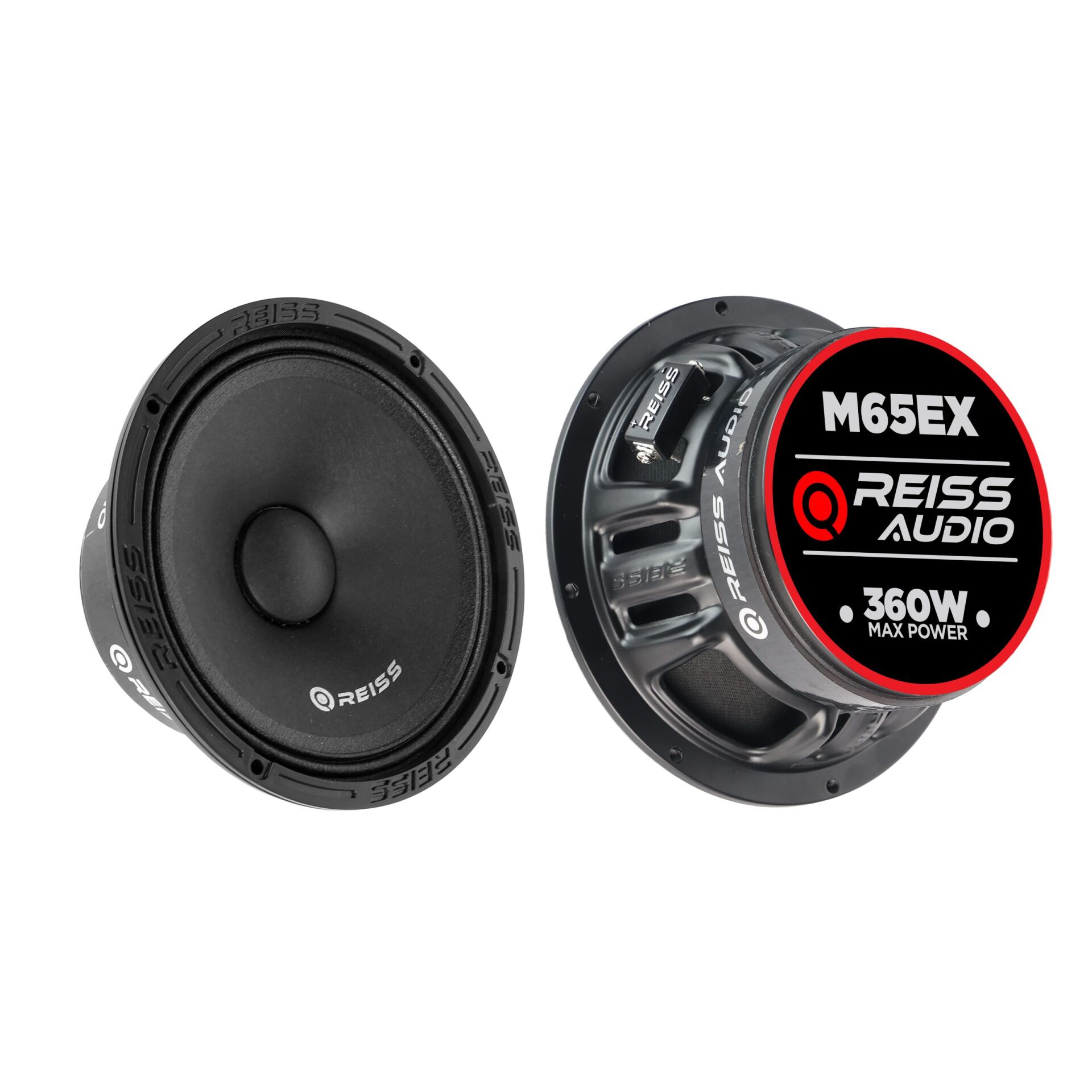 Rs-M65ex 360Watt-180W Rms 16cm Metal Kapaklı Oto Midrange Hoparlör Takım