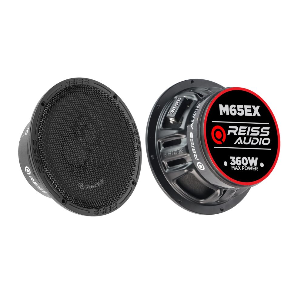 Rs-M65ex 360Watt-180W Rms 16cm Metal Kapaklı Oto Midrange Hoparlör Takım