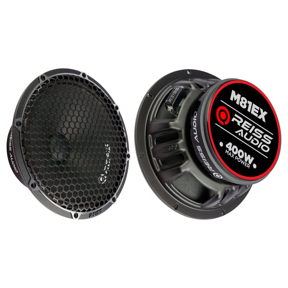 Rs-M81ex Çifti 800wat -400w Rms En Iyisini Isteyenlere 20 Cm Oto Midrange Hoparlör Kapaklı