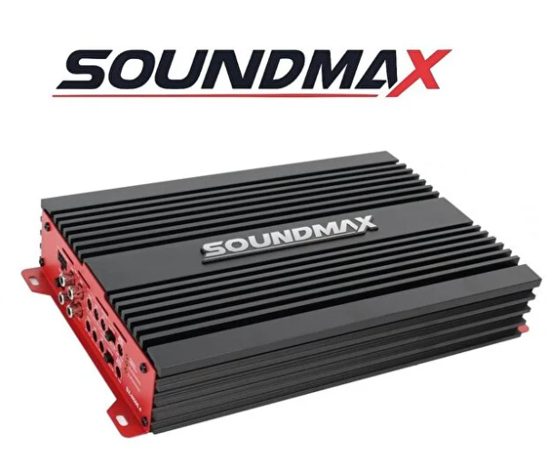 Soundmax Sx-N400.4 Ab Class 4kanal Oto Amfi Anfi 4 Ohm 4x75w Rms 2 Ohm 4ch×100w