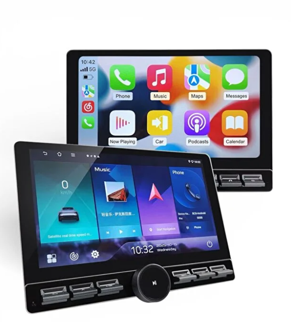 Mehter Aks-1200 4/64gb Android İnce Kasa 10.8\'\'inch Tek DİN Oto Multimedya Teyp Car Play-usb-gps-wifi Kamer