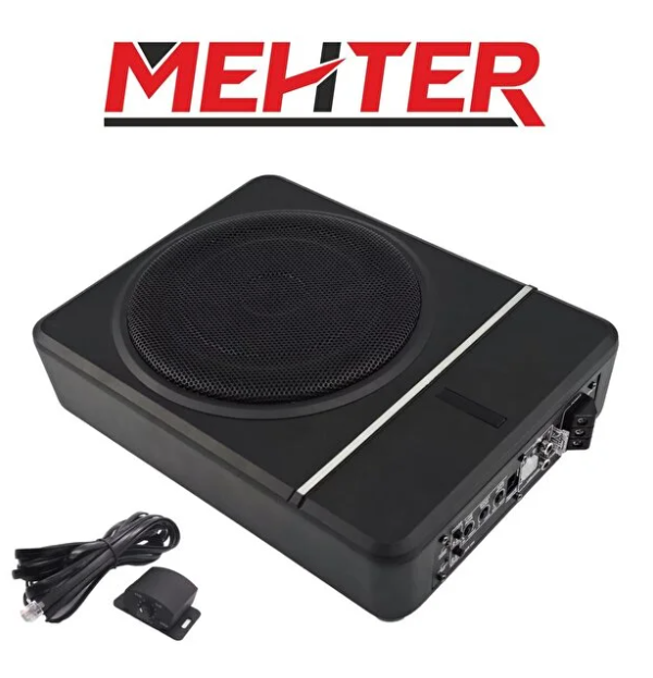 Mehter Slim Koltuk Altı Subwoofer Aktif Bas Yer Kaplamaz 800Wat-300 Rms Kendinden Amfili Bas Kontrol