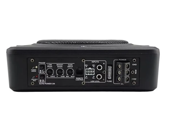 Mehter Slim Koltuk Altı Subwoofer Aktif Bas Yer Kaplamaz 800Wat-300 Rms Kendinden Amfili Bas Kontrol