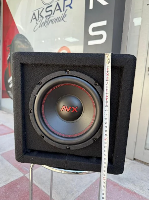 Mehter Aks-Evo8 Yer Kaplamaz Mini Kabinli 900Wat 300W Rms 20 Cm Subwoofer Minik Dev Bas