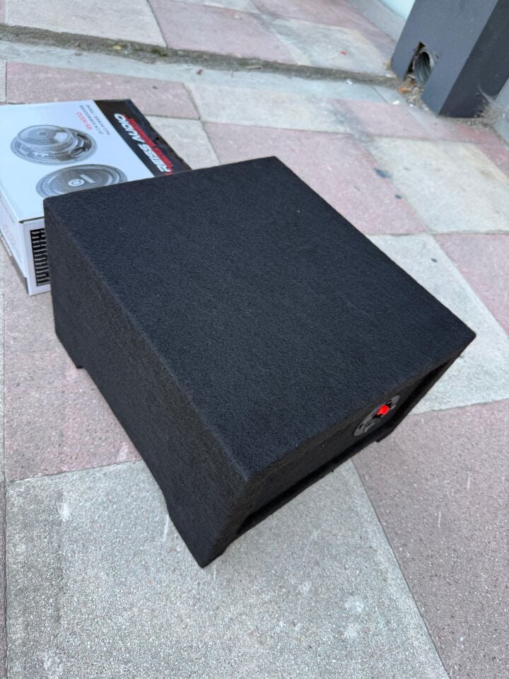 Reiss Audio Rs-HS10 Yer Kaplamaz Mini Kabinli 700Wat 350W Rms Çift Bobin 25 Cm Subwoofer minik dev Bas