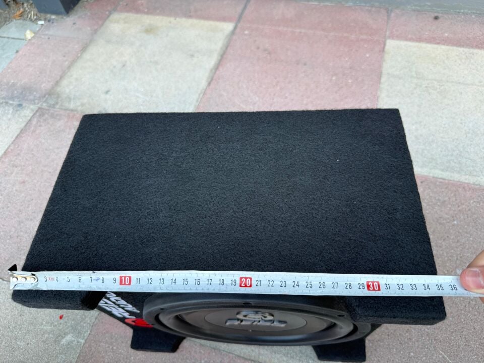 Reiss Audio Rs-HS10 Yer Kaplamaz Mini Kabinli 700Wat 350W Rms Çift Bobin 25 Cm Subwoofer minik dev Bas