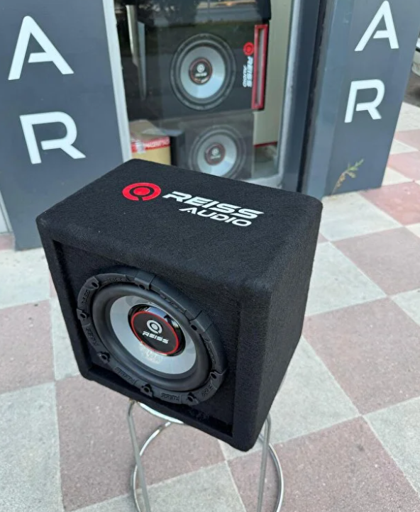 Reiss Audio Rs-Ux8 Yer Kaplamaz Mini Kabinli 600Wat 200W Rms 20 Cm Subwoofer minik dev Bas