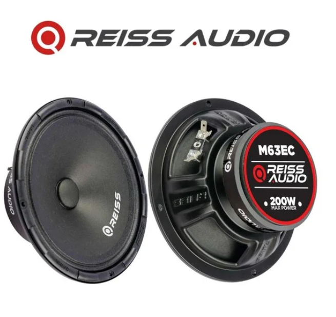 REISS AUDIO Rs-M63ec 200Wat 100W Rms 1Takım/2Adet 16 Cm Oto Midrange Hoparlör