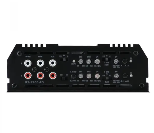 REISS AUDIO RS-Z200.4D 4 KANAL FULL RANGE AMFİ 4OHM 4X200 WATT RMS POWER