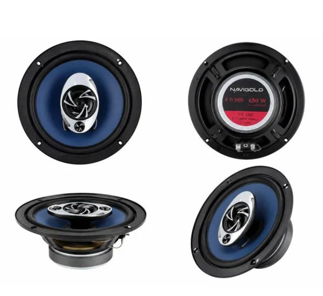 Mehter Navigold Ng-1600 Çifti 1300 Watt 16 Cm Araba Oto Hoparlör Tweeter'lı Kutu Içeriği 2 Adet