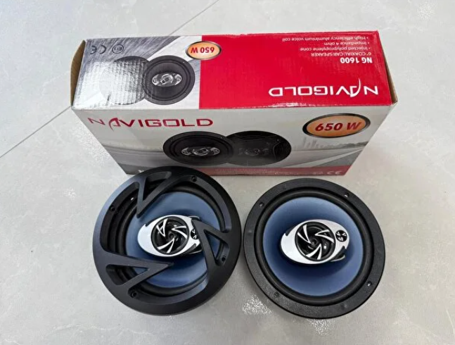Mehter Navigold Ng-1600 Çifti 1300 Watt 16 Cm Araba Oto Hoparlör Tweeter'lı Kutu Içeriği 2 Adet