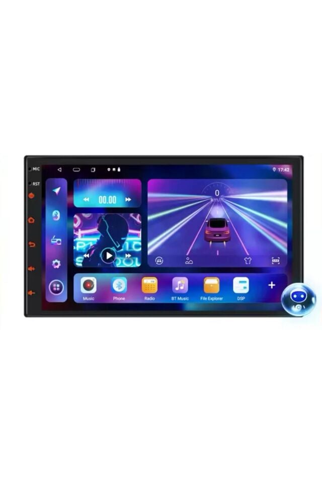 Mehter Aks-780 2Gb Ram 32Gb Hafıza Android Multimedya Car Playli Double Teyp 7inç Youtube Kamera