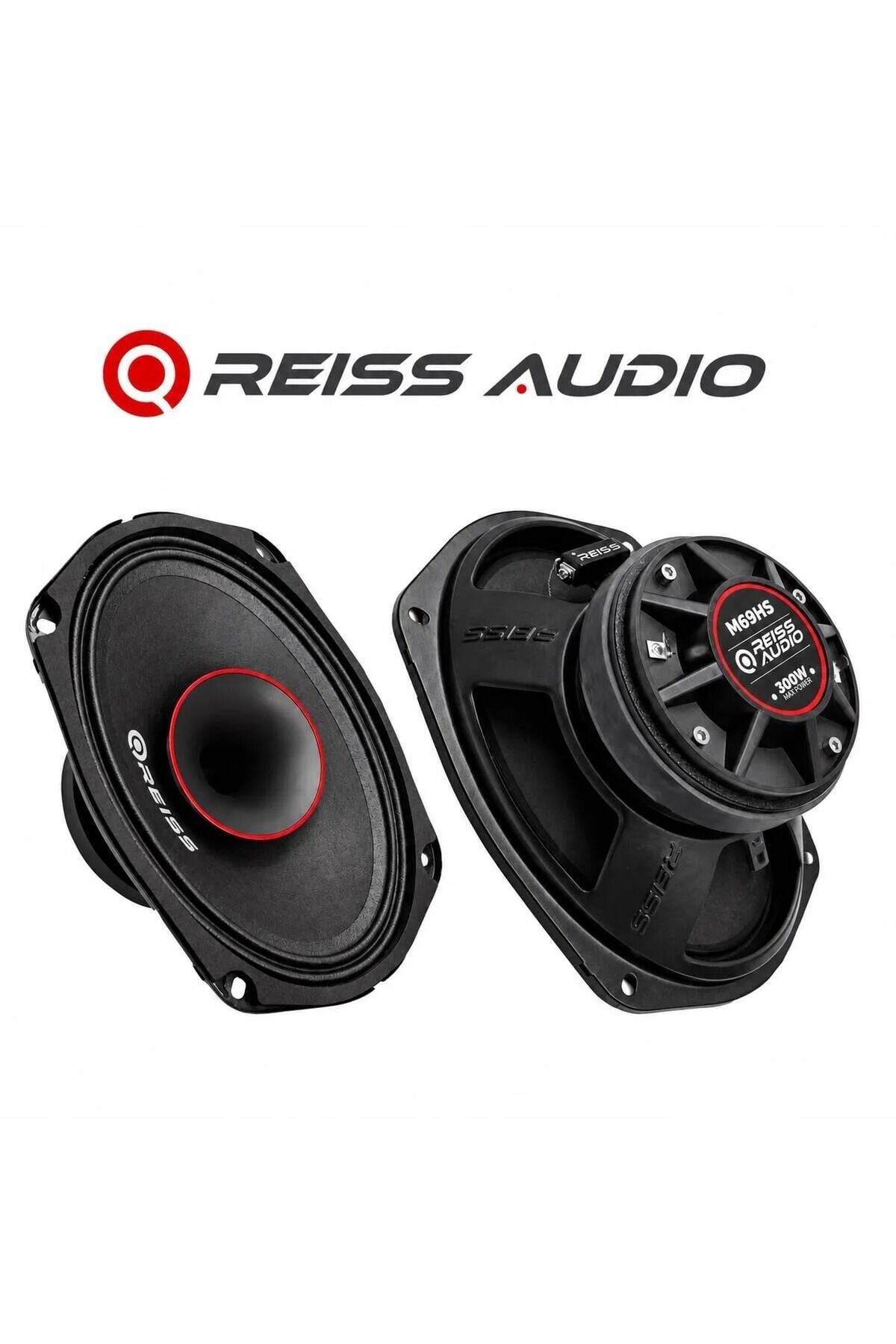 Reiss Audio Rs-M69HS Deprem Serisi Oval 6x9 Oto Midrange Hoparlör Çifti 600WAT-300W RMS