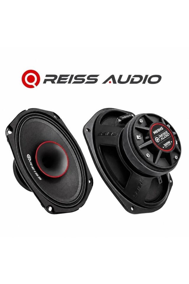 Reiss Audio Rs-M69HS Deprem Serisi Oval 6x9 Oto Midrange Hoparlör Çifti 600WAT-300W RMS
