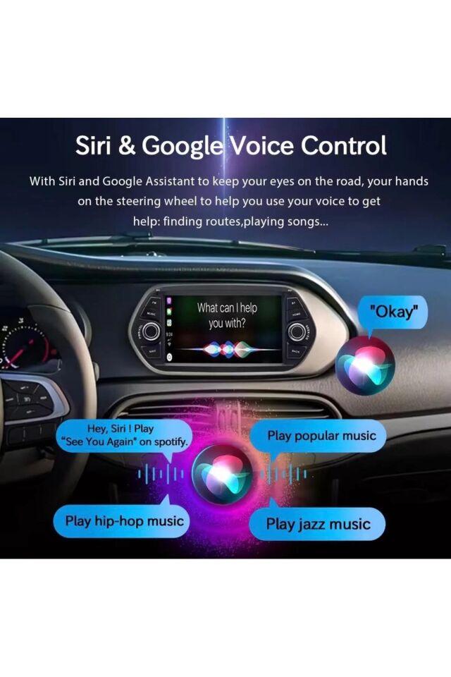 Mehter Fiat Egea Uyumlu Orijinal Görünüm 7inç 4/64 GB Piyano Black Kablosuz Car Play Dsp Multimedya Teyp