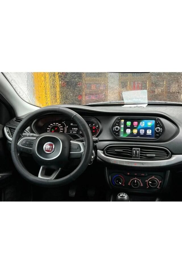 Mehter Fiat Egea Uyumlu Orijinal Görünüm 7inç 4/64 GB Piyano Black Kablosuz Car Play Dsp Multimedya Teyp