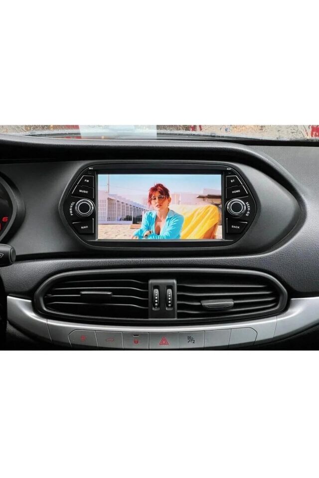 Mehter Fiat Egea Uyumlu Orijinal Görünüm 7inç 4/64 GB Piyano Black Kablosuz Car Play Dsp Multimedya Teyp
